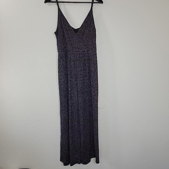 Wild Fable Women’s M Jumpsuit V-Neck Wrap Sparkly Rainbow Metallic Shimmer - Picture 2 of 11